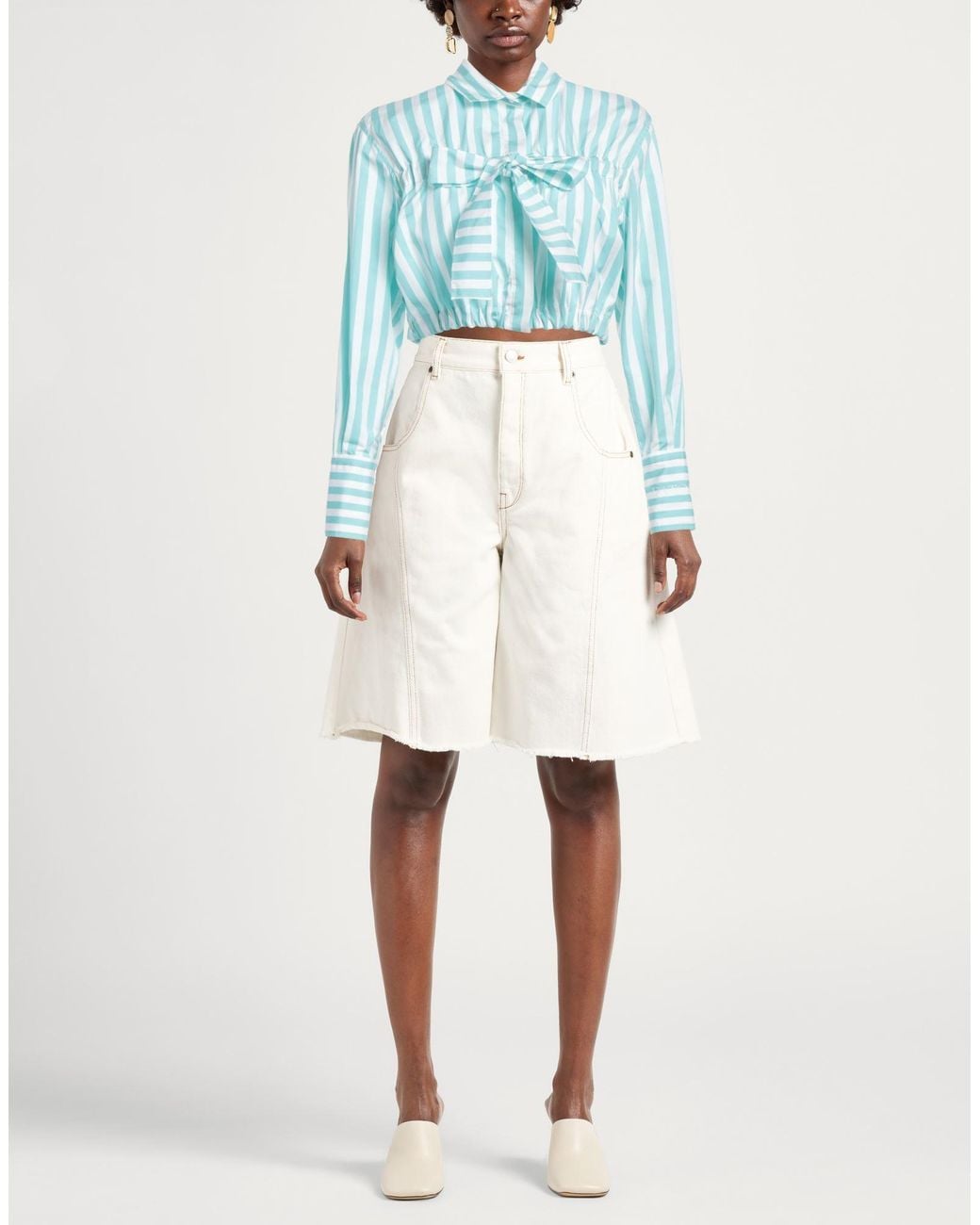 Patou Blue Shirt Cotton
