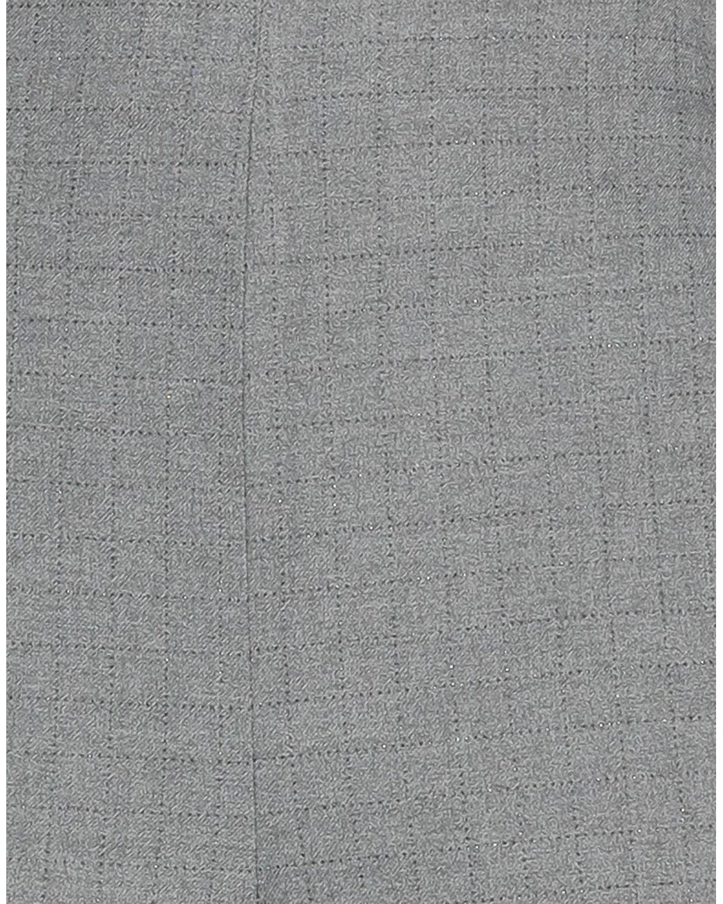 Marella Gray Pants Polyester, Viscose, Elastane