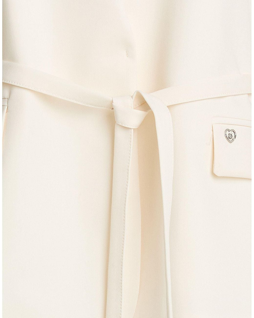 Please White Ivory Blazer Polyester, Viscose, Elastane
