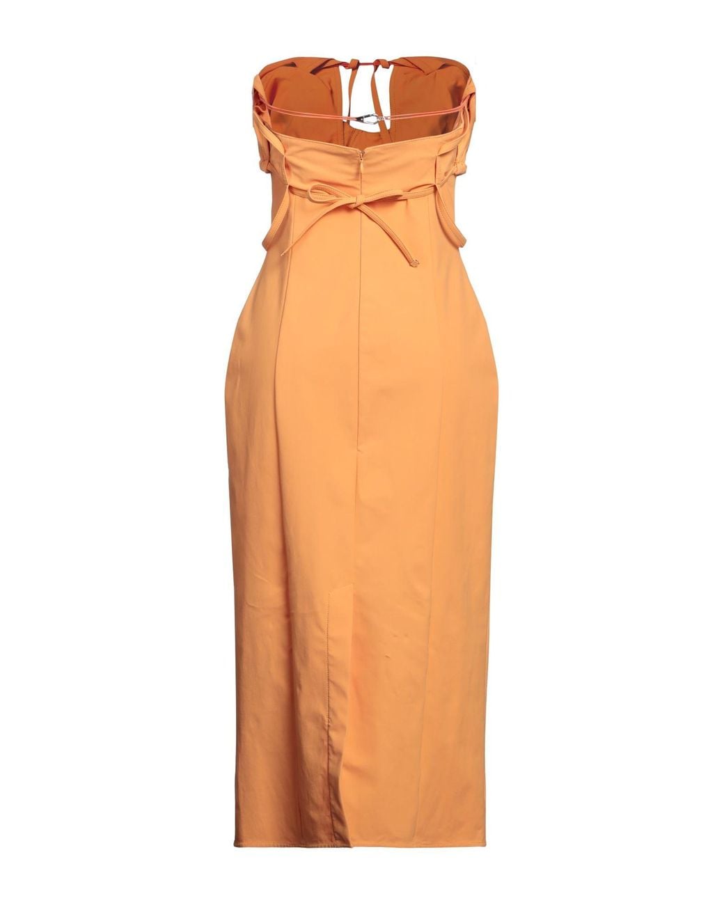 Jacquemus Orange Midi Dress