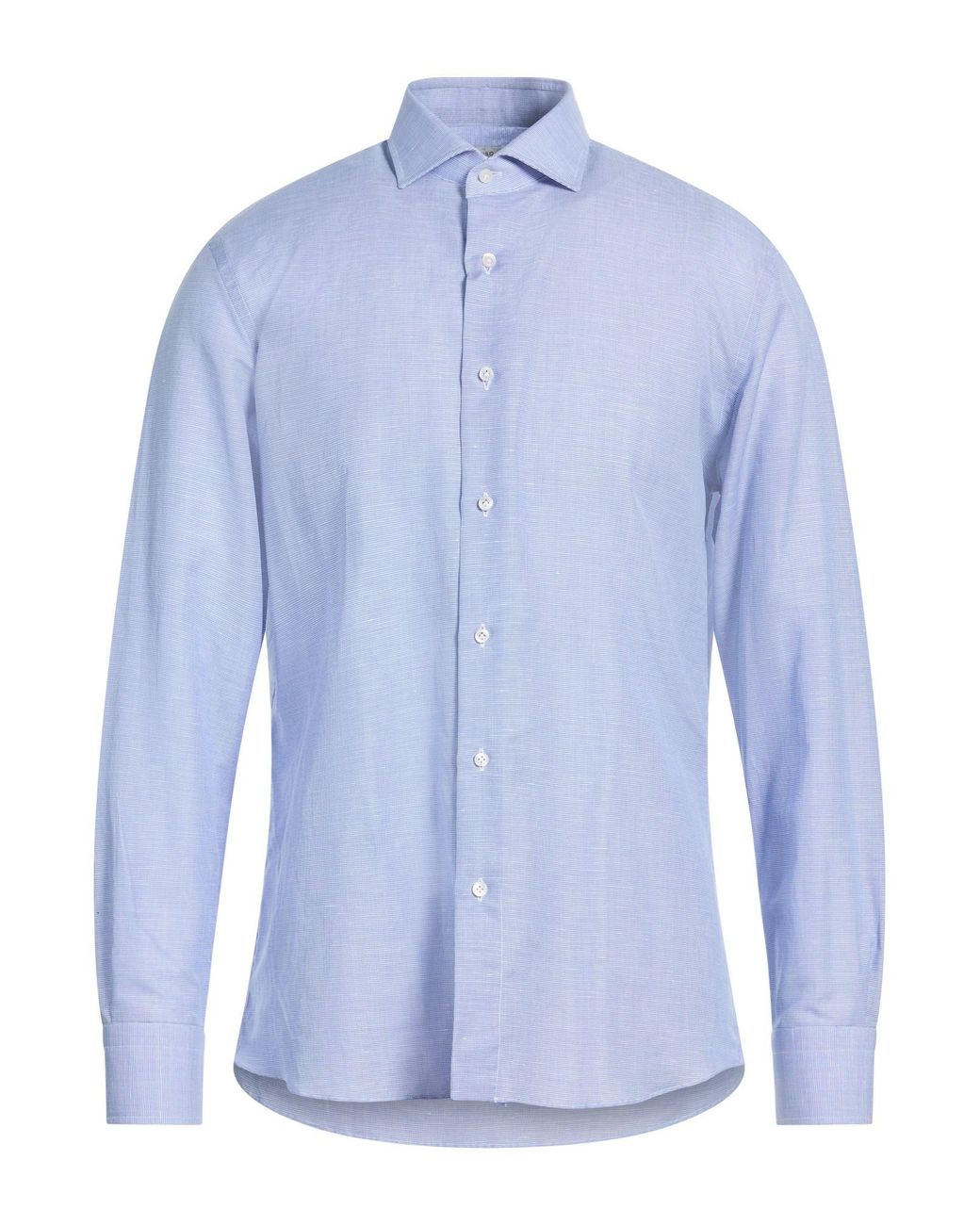 Caruso Blue Light Shirt Cotton for men