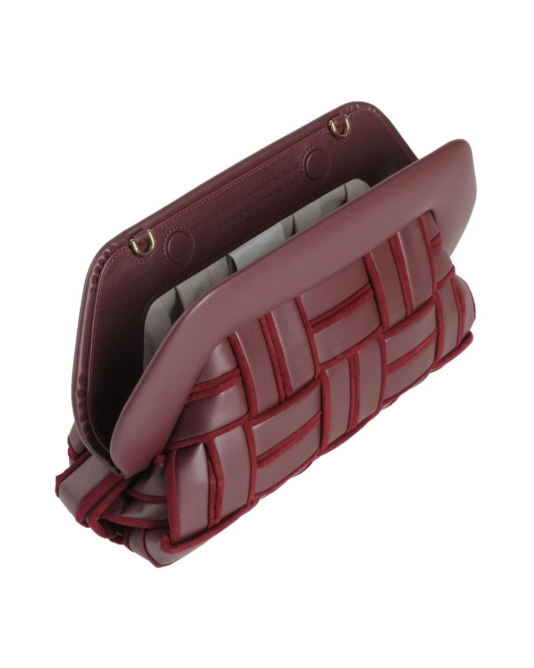 THEMOIRÈ Red Clutch
