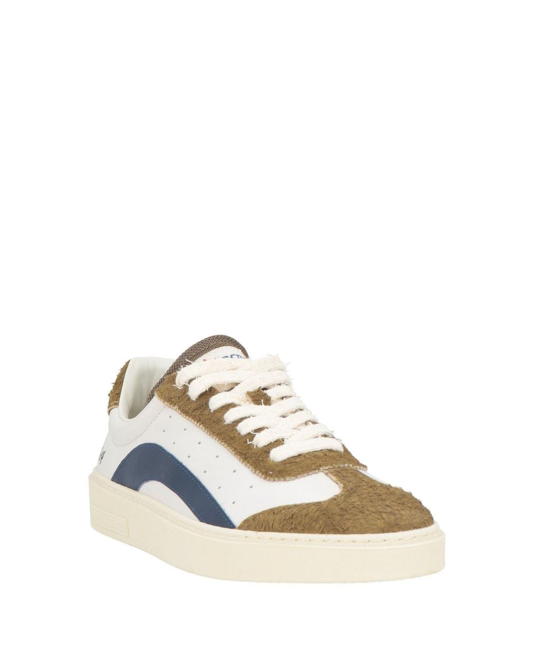 DSquared² Green Military Sneakers Leather for men