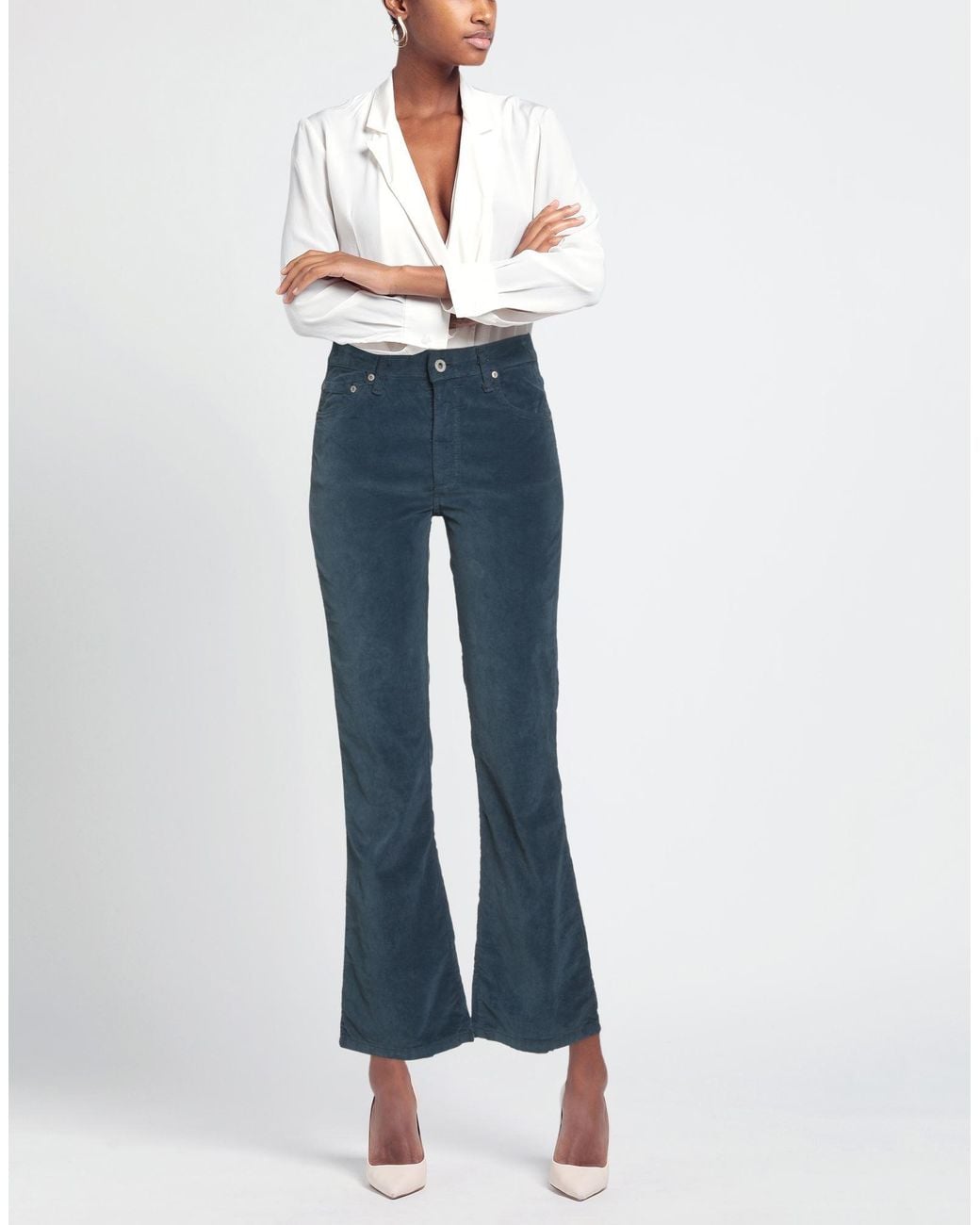 Please Blue Pants Cotton, Elastane