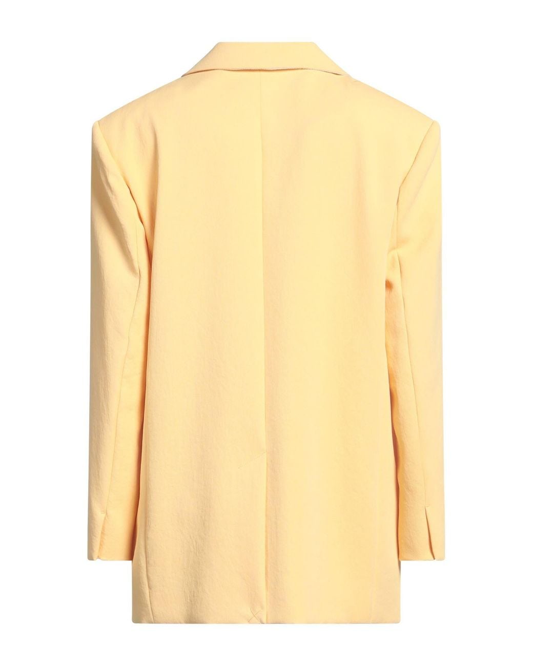 Sandro Yellow Blazer Polyester