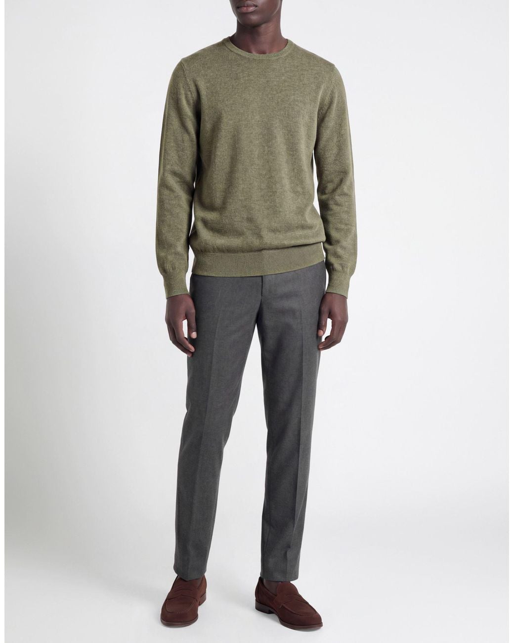 Gran Sasso Green Jumper for men