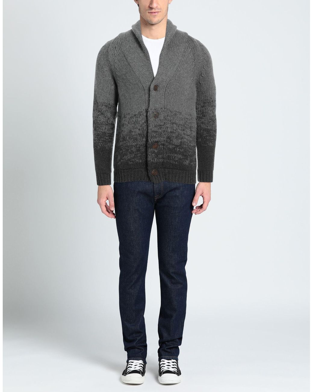 Etro Gray Cardigan for men