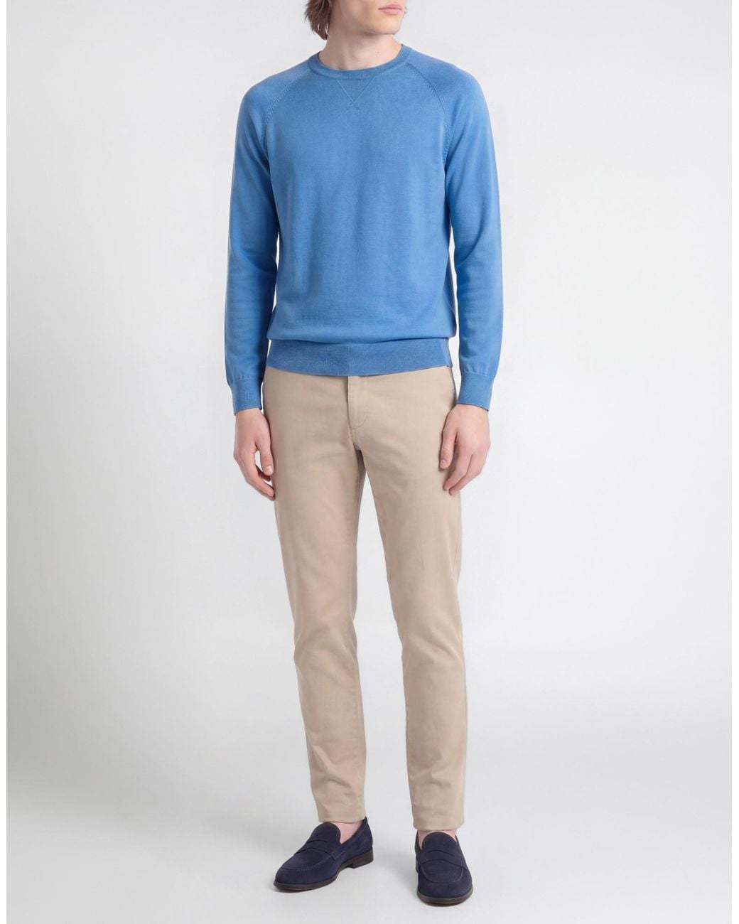 Moorer Blue Sweaters for men