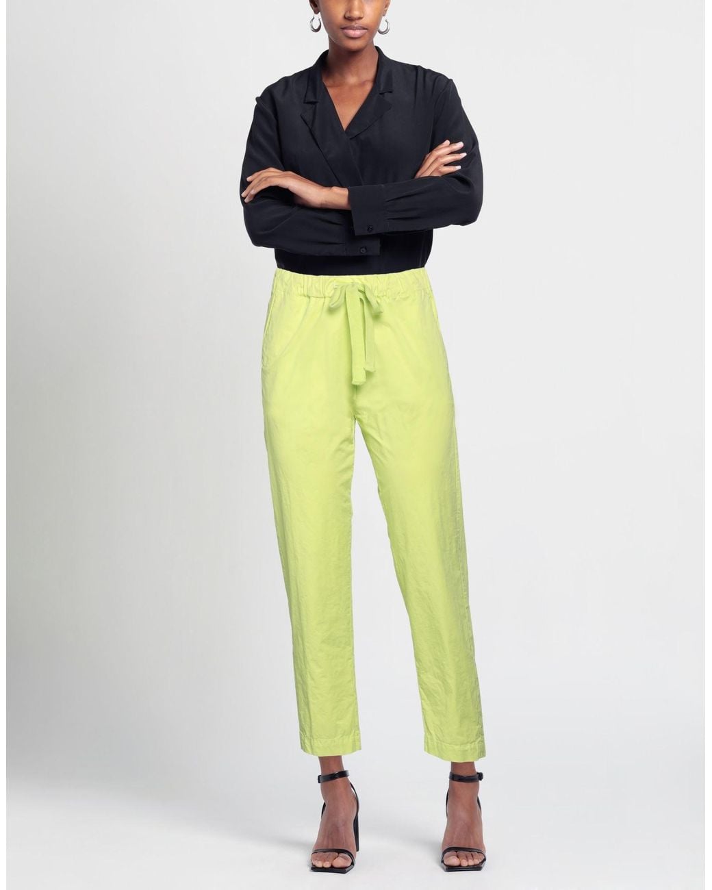 Myths Yellow Pants Cotton, Elastane