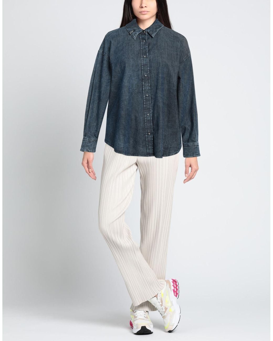 Dondup Blue Denim Shirt