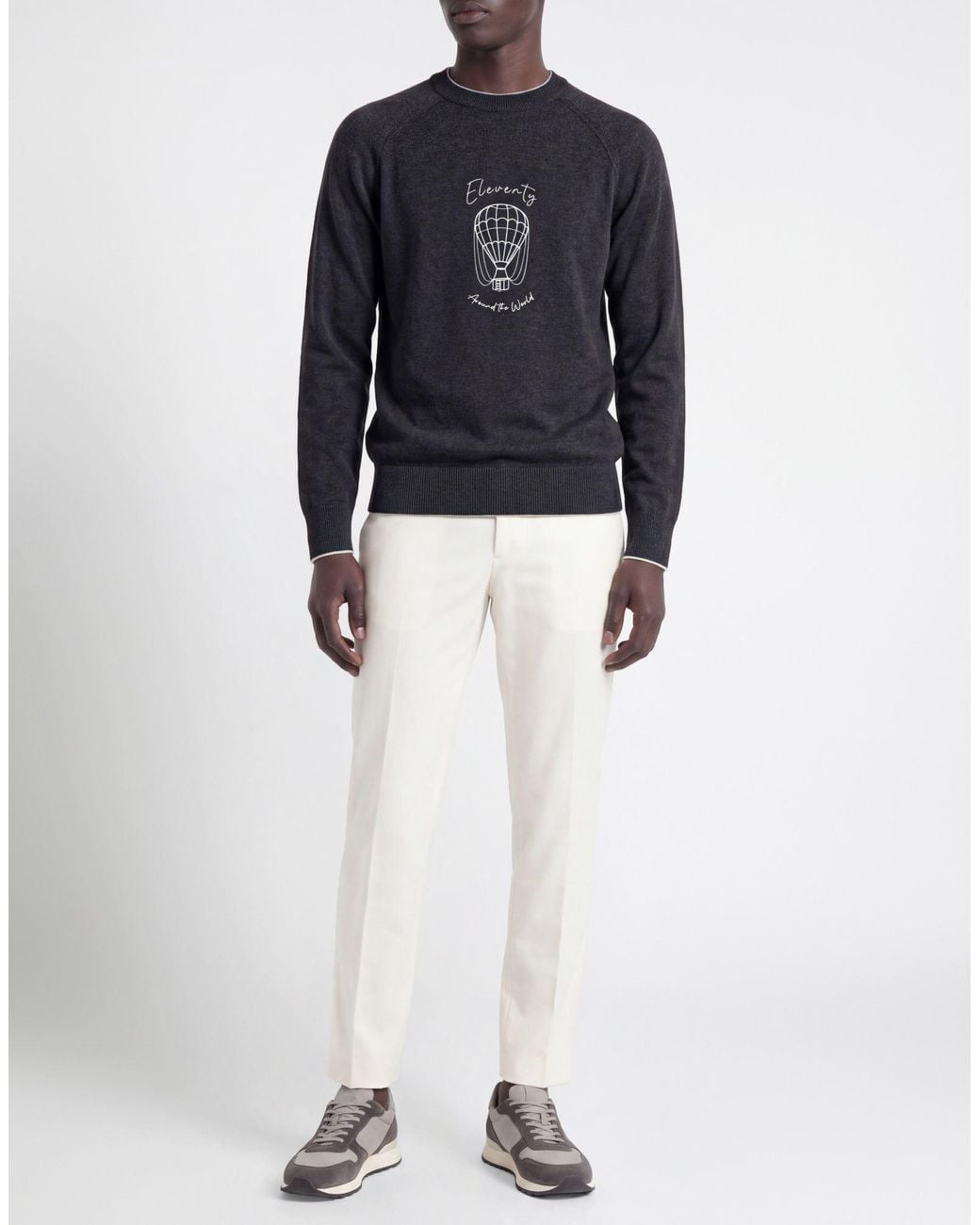 Eleventy Black Turtlenecks for men