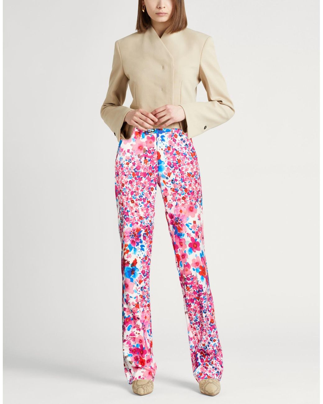 Liu Jo Red Pants Polyester, Elastane