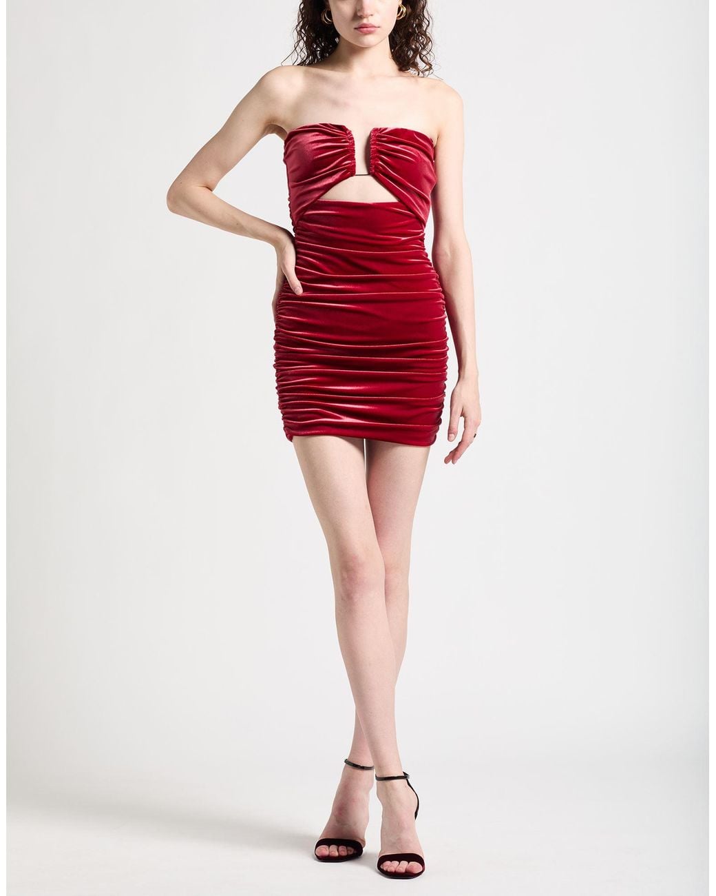 Aniye By Red Mini Dress Polyester, Elastane