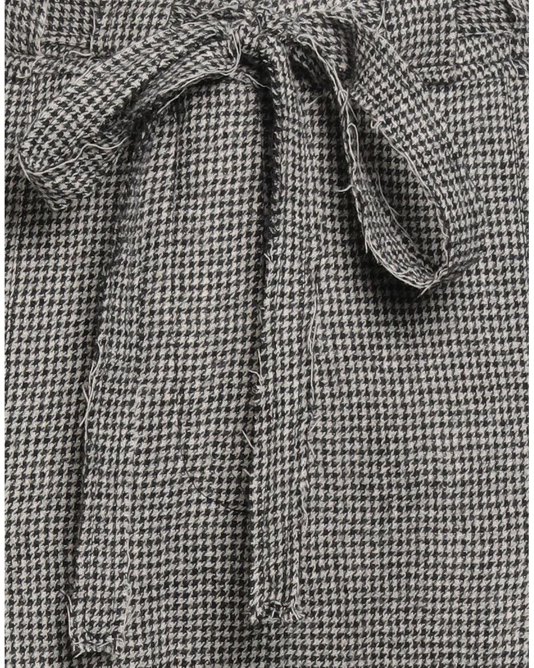 Alysi Gray Pants Virgin Wool