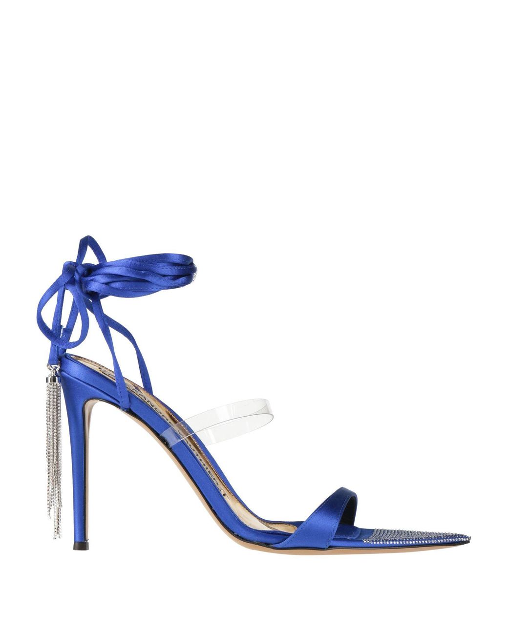 Alexandre Vauthier Blue Sandals Textile Fibers