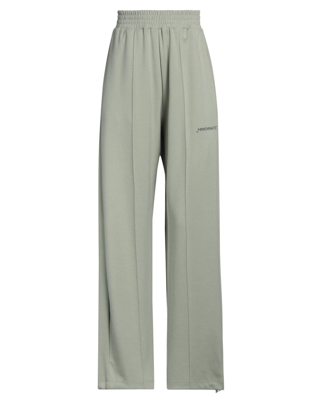 hinnominate Gray Pants Polyester, Modal, Elastane