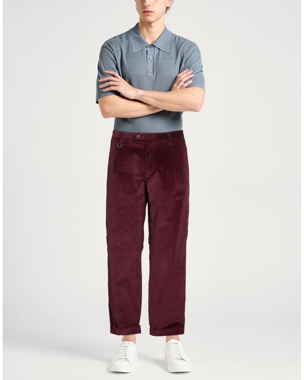 Paolo Pecora Red Trouser for men