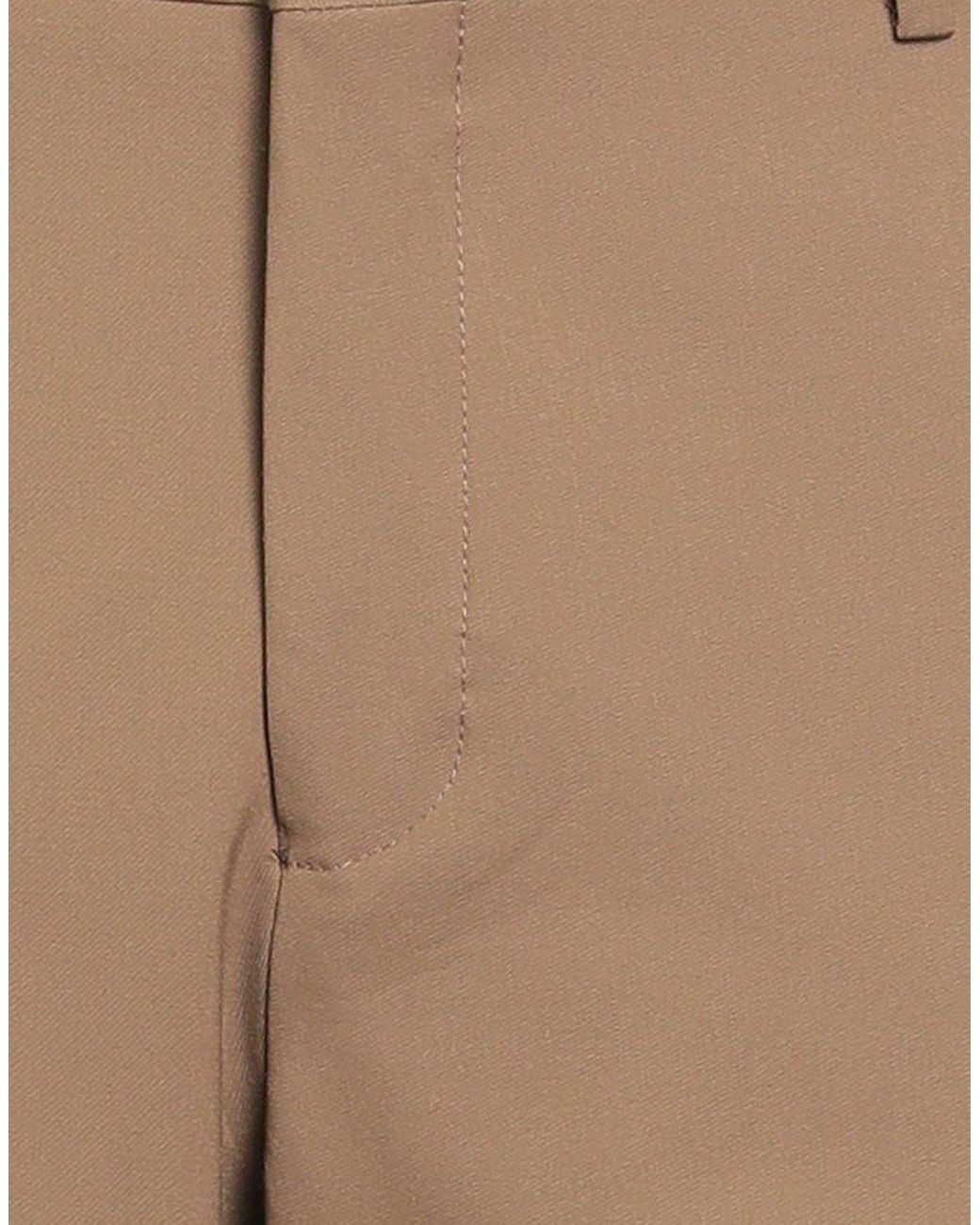 SELECTED Natural Camel Pants Recycled Polyester, Viscose, Elastane for men