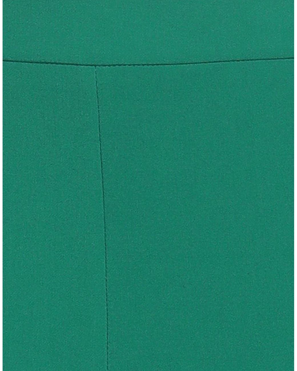 Clips More Green Pants Polyester, Viscose, Elastane