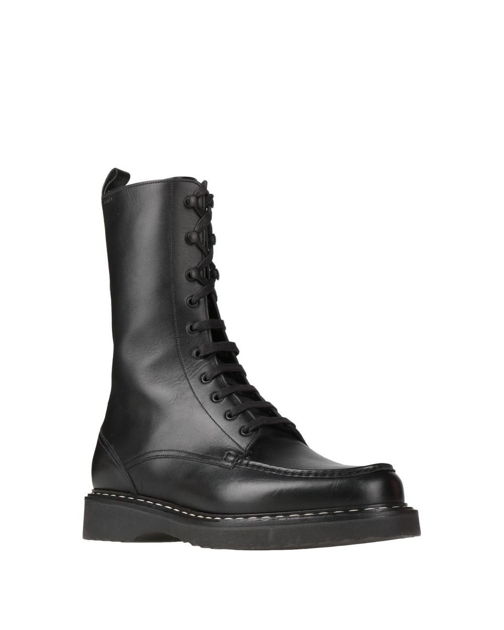 Bally Black Boot Calfskin for men