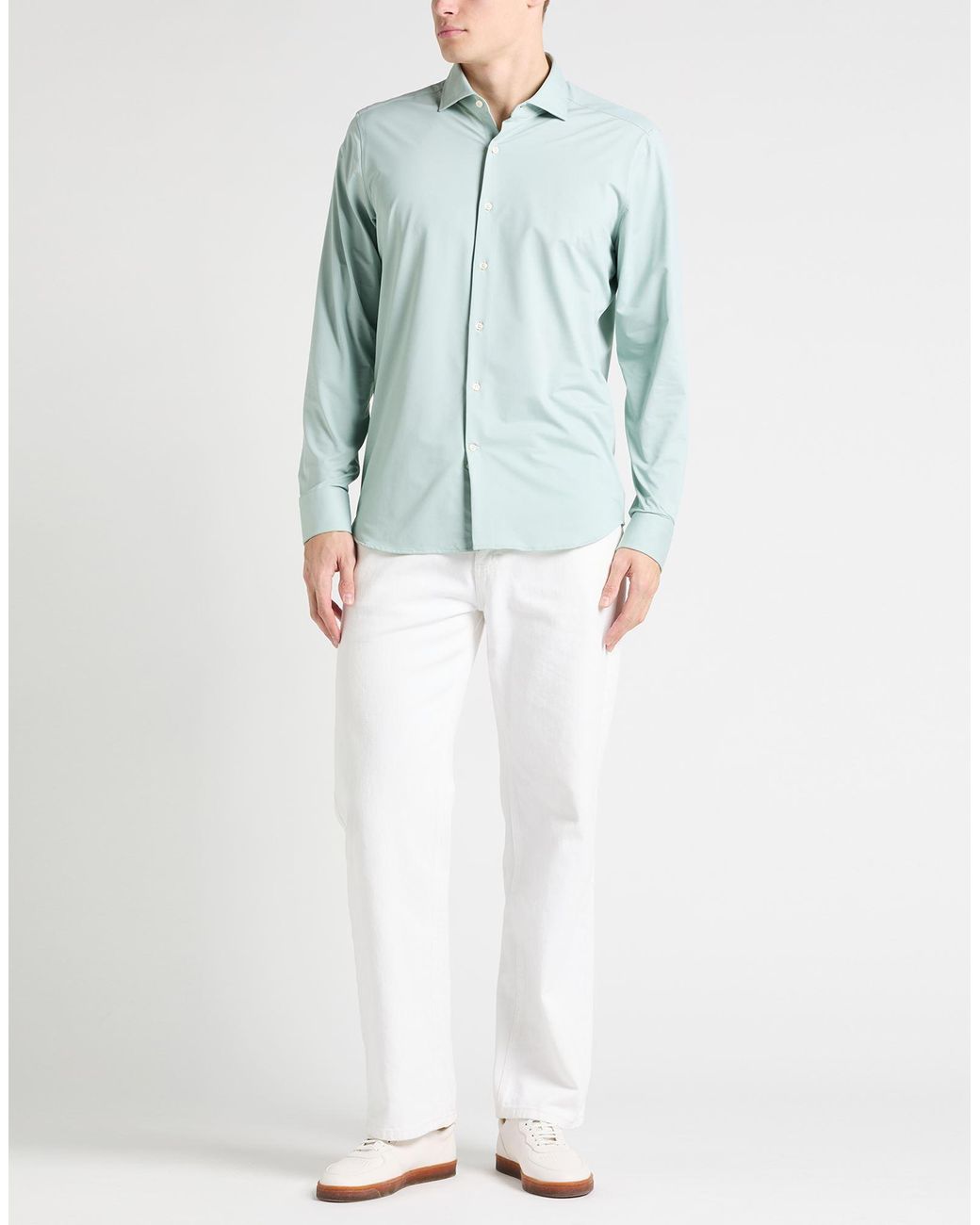 Ghirardelli Blue Next Light Shirt Polyamide, Elastane for men