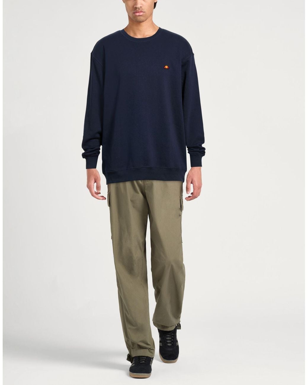 Ellesse Blue Sweatshirt Cotton, Polyester for men