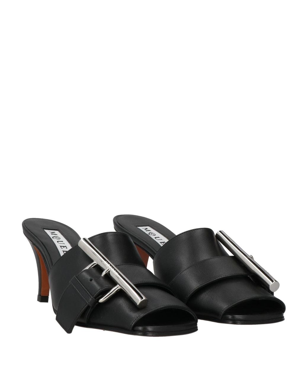 McQueen Black Sandals