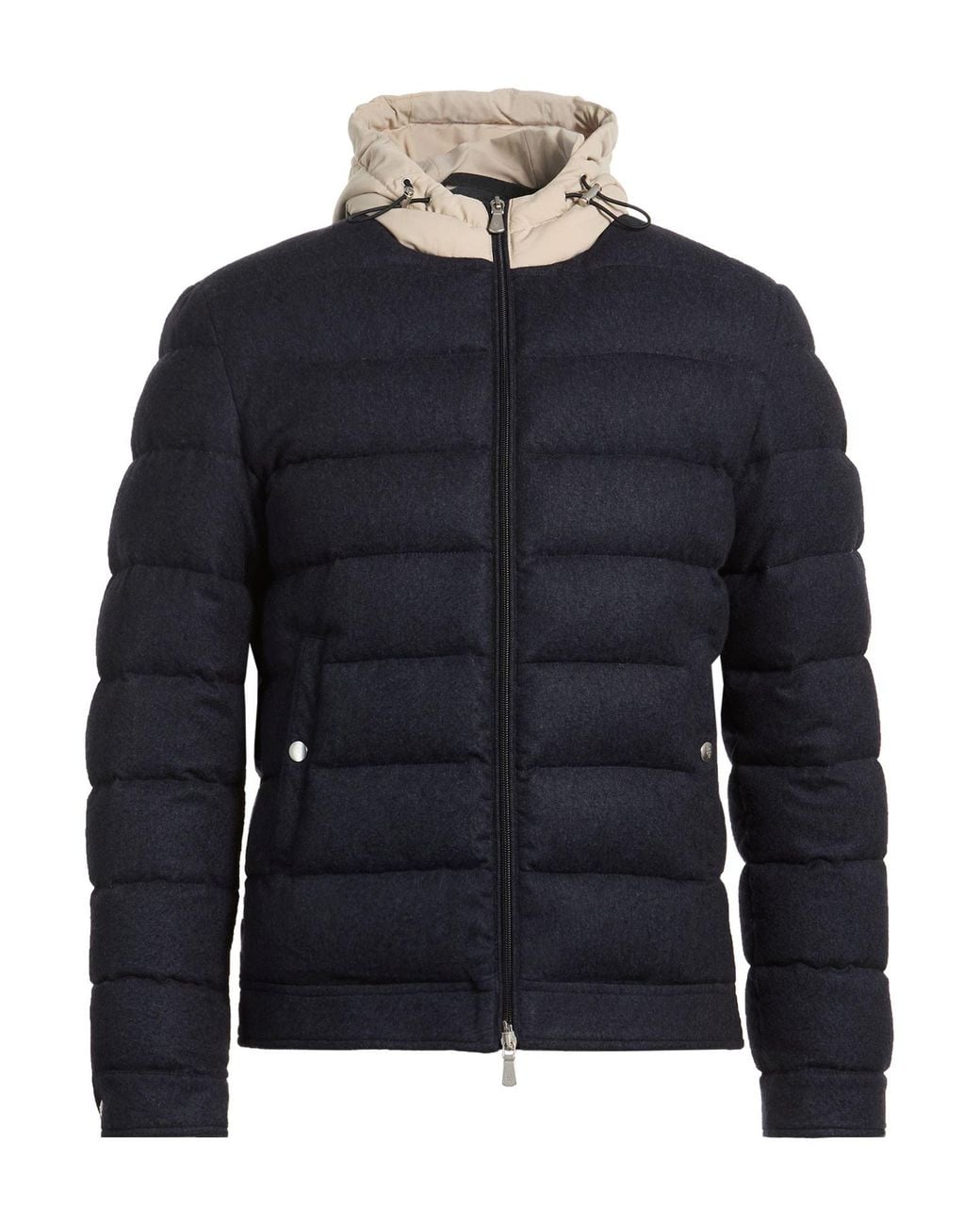 Eleventy Blue Midnight Puffer Silk, Cashmere, Wool, Polyamide for men