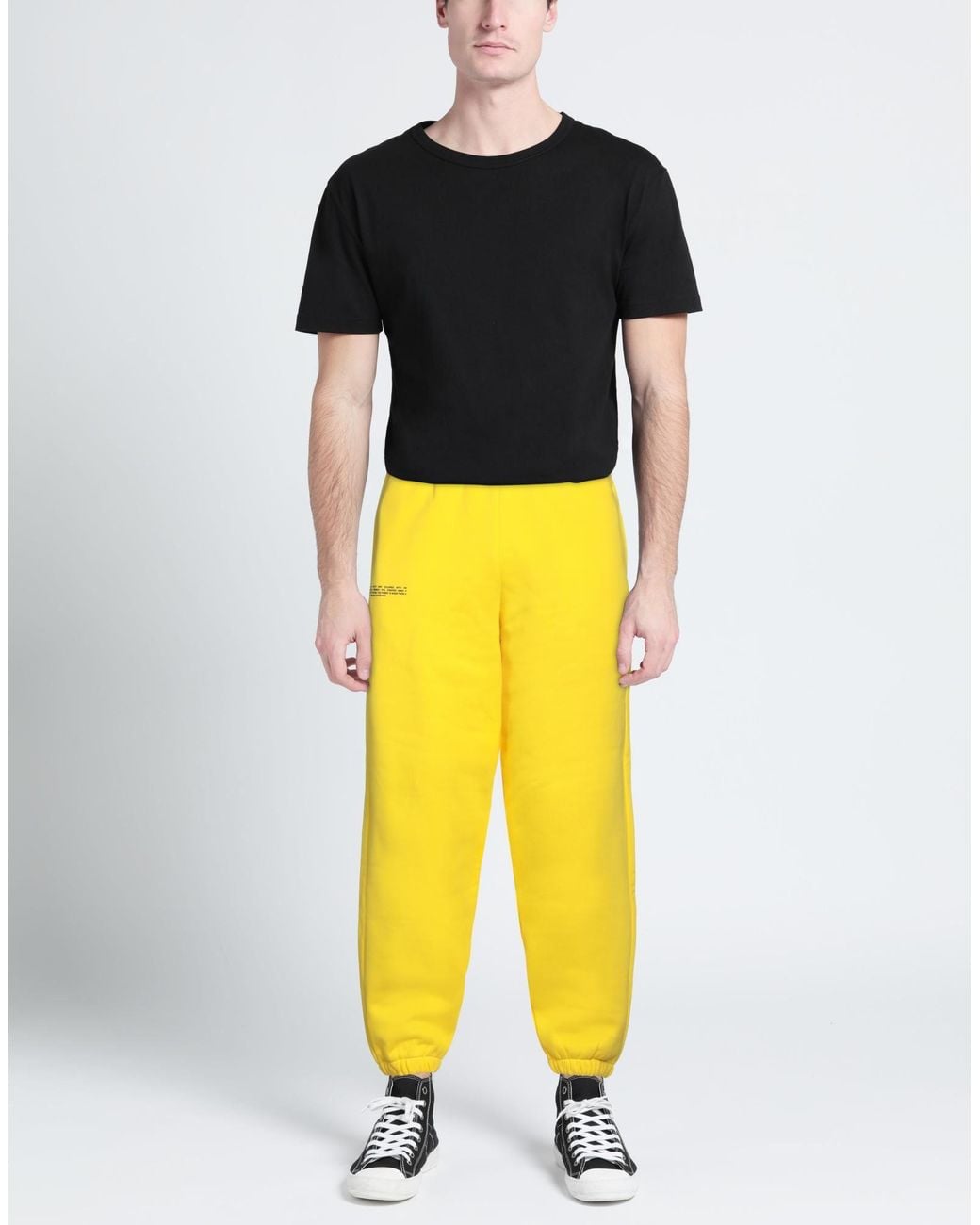 PANGAIA Yellow Trouser for men