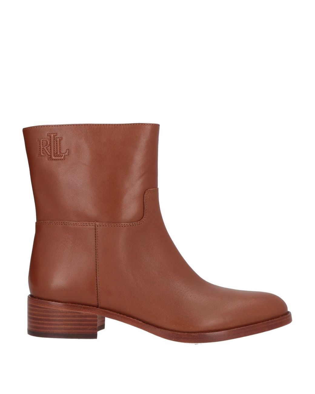 Ralph Lauren Brown Ankle Boots