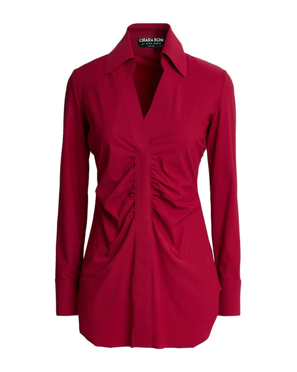 La Petite Robe Di Chiara Boni Red Top Polyamide, Elastane