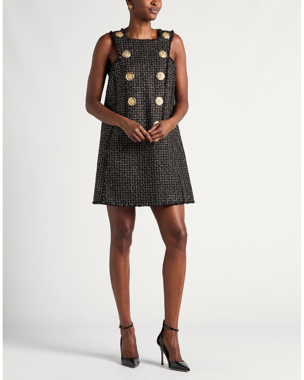Balmain Black Mini Dress