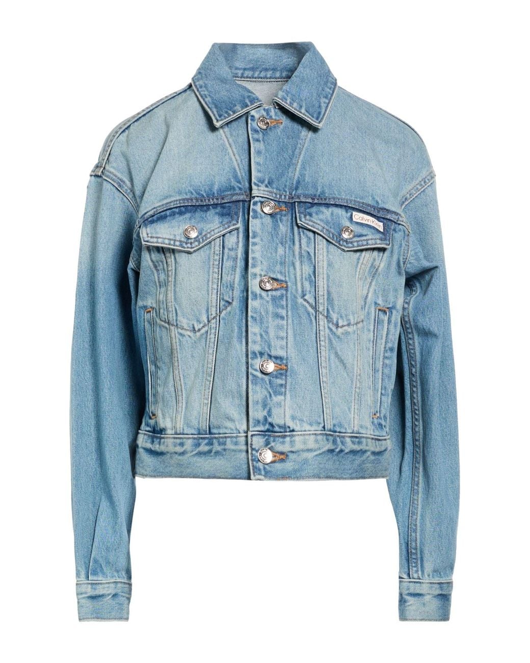 Calvin Klein Blue Denim Outerwear
