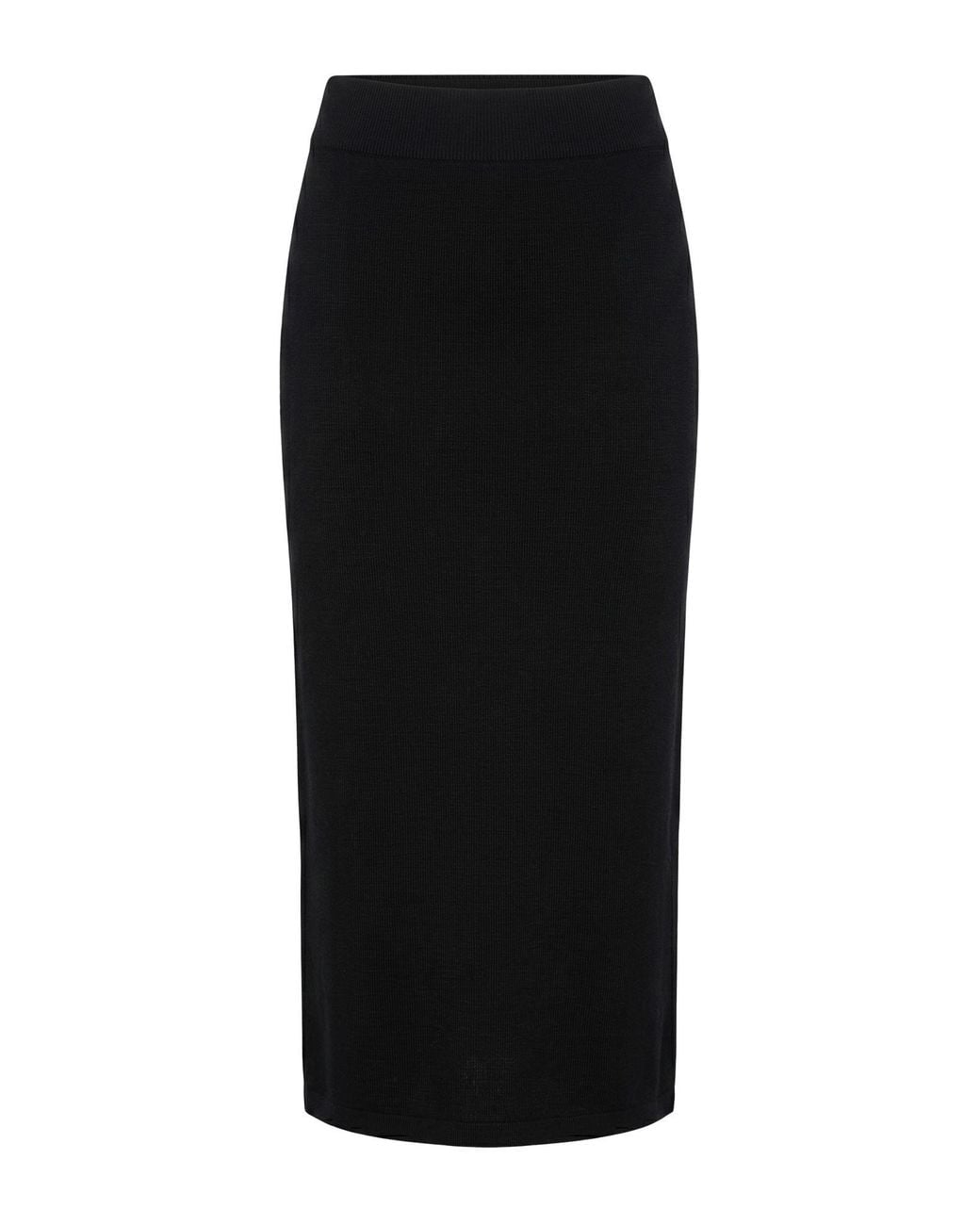 Alpha Studio Black Midi Skirt