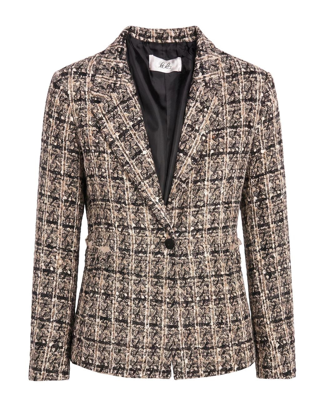 LOLA SANDRO FERRONE Brown Blazer Polyester