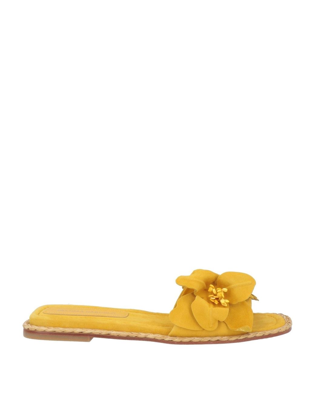 Paloma Barceló Yellow Acacia Sandals Kidskin