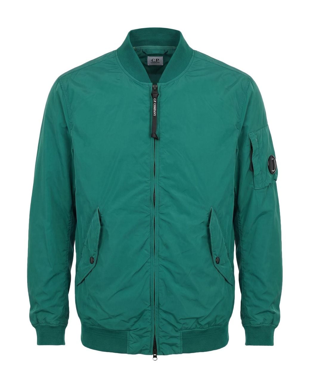 C P Company Green Jacket Polyamide, Elastane for men