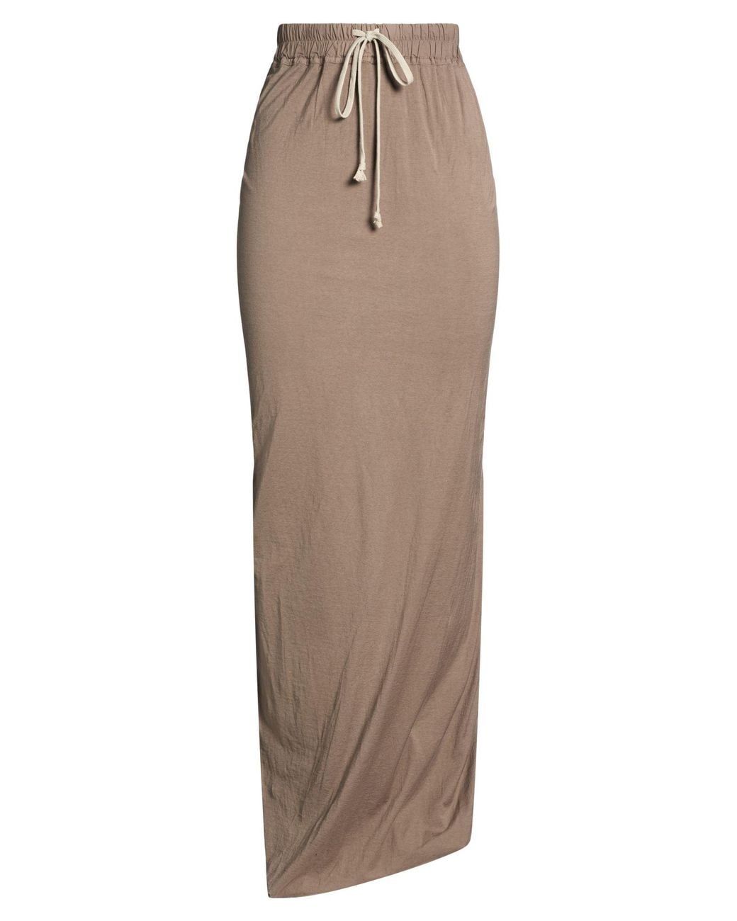 Rick Owens Brown Maxi Skirt