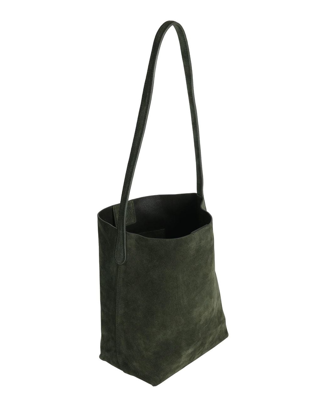 Mansur Gavriel Green Small Everyday -- Dark Shoulder Bag Leather