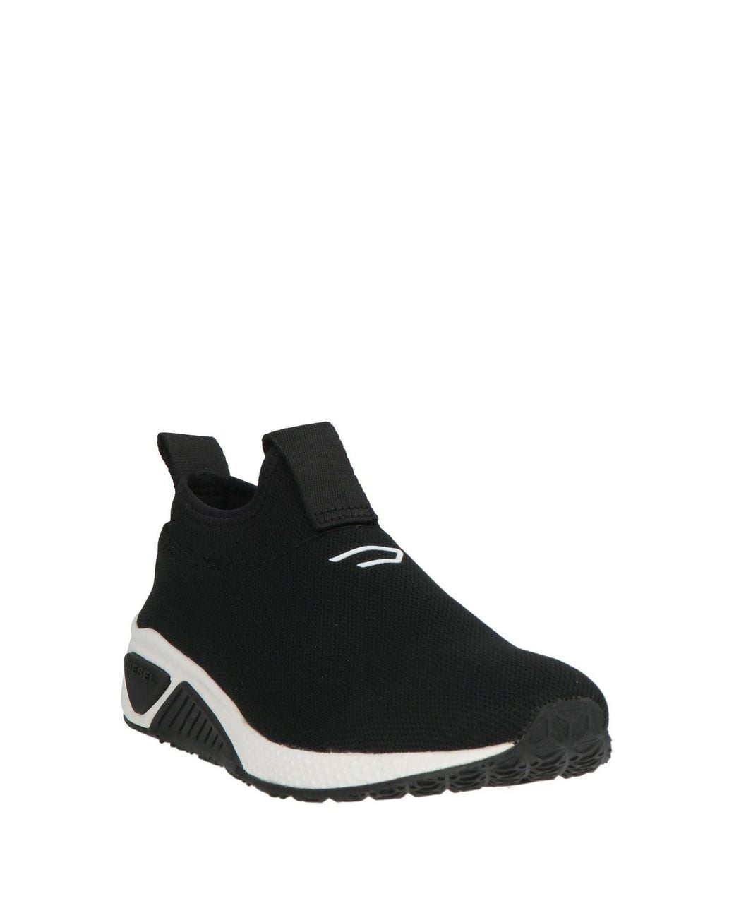 DIESEL Black Sneakers Textile Fibers