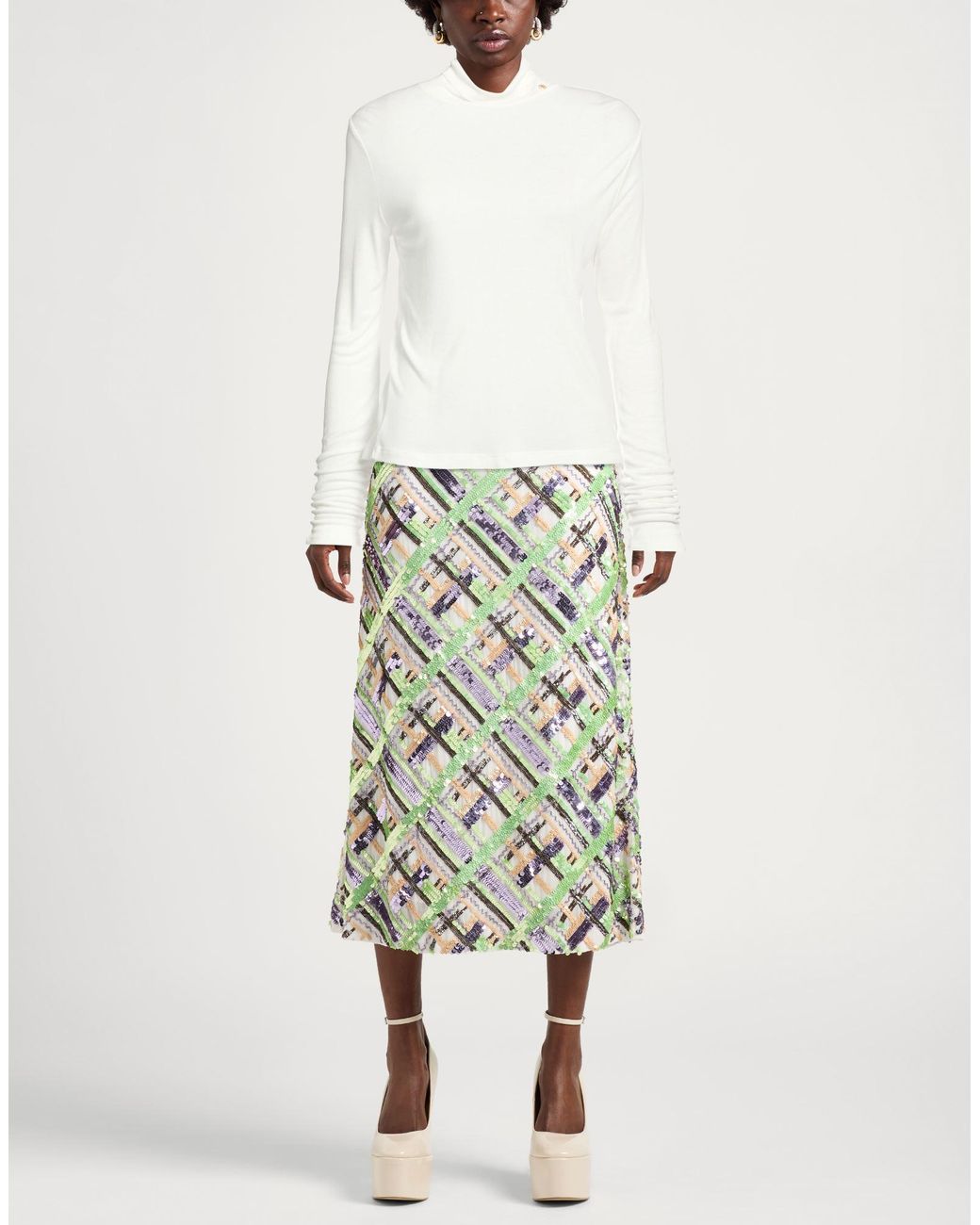 Anine Bing White Rollkragenpullover