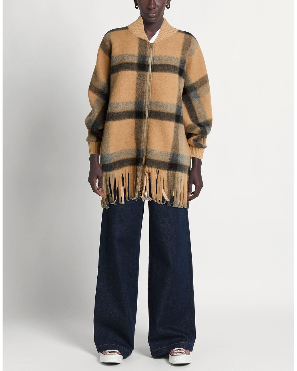 Abrigo Shirtaporter de color Natural