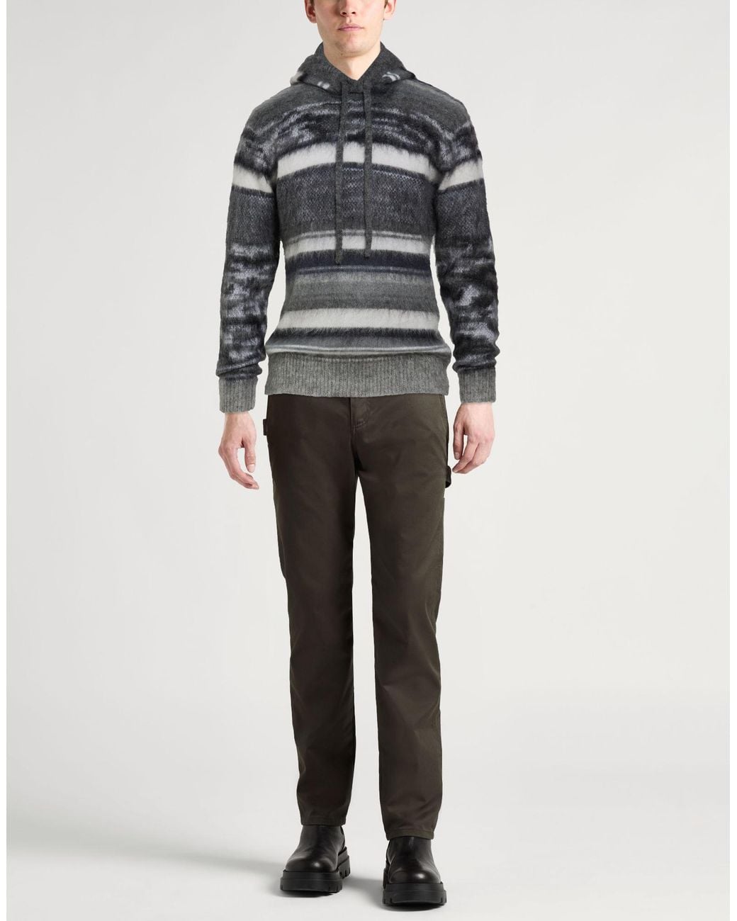 Pullover di Roberto Collina in Gray da Uomo