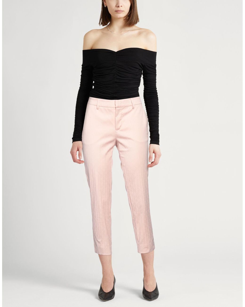 PT Torino Pink Pants Cotton, Polyamide, Elastane