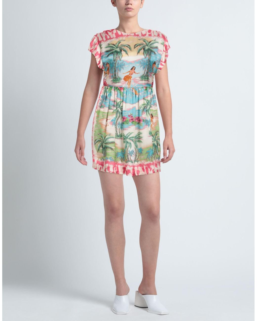19.70 Nineteen Seventy Green Mini Dress