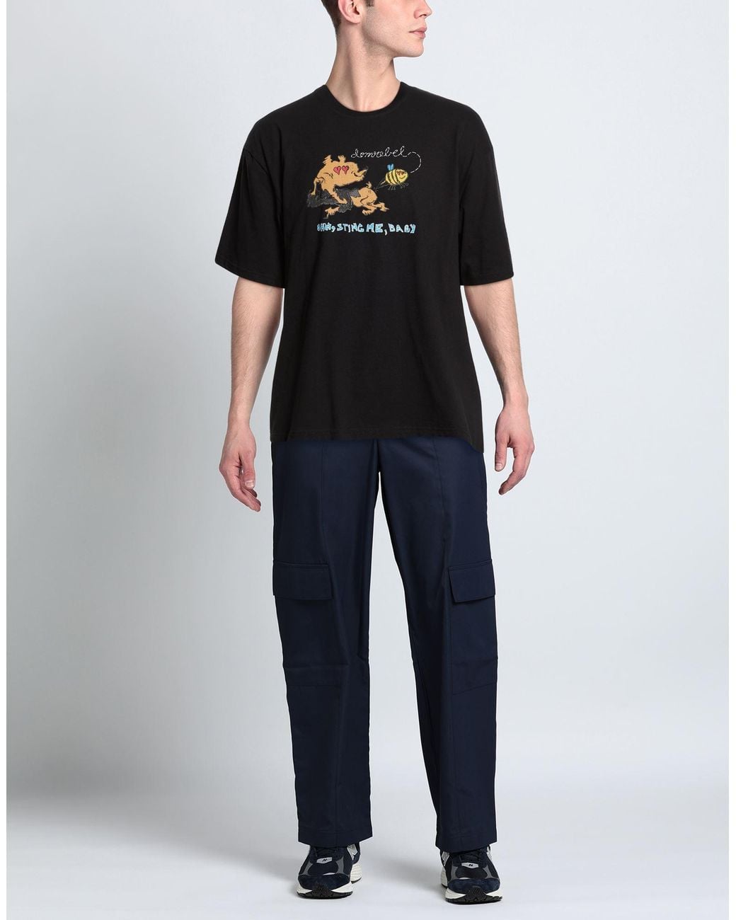 DOMREBEL Black T-Shirts for men