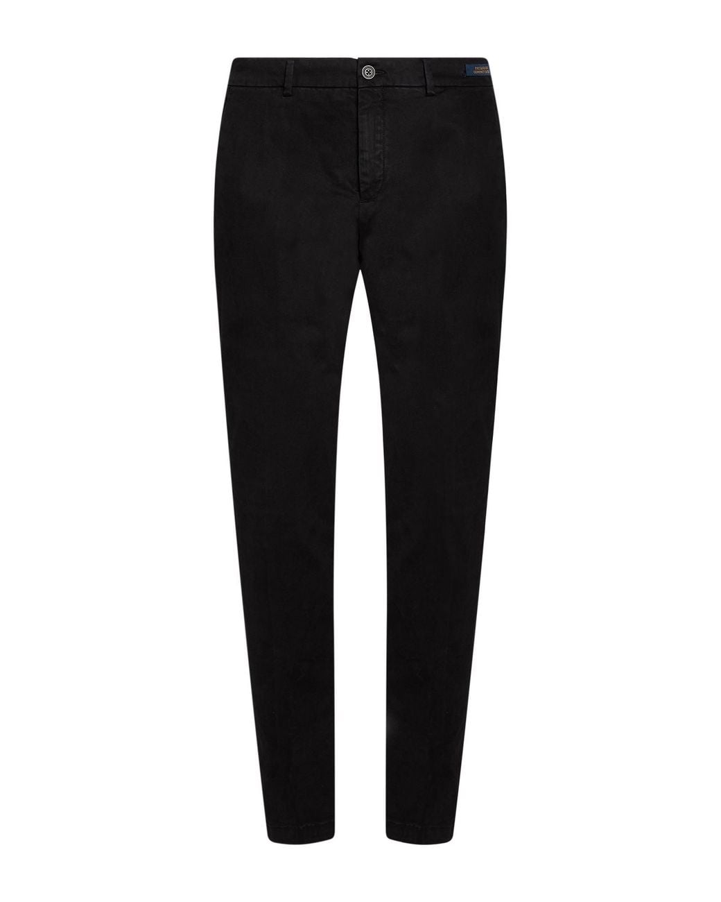 Paul & Shark Black Pants Cotton, Lyocell, Elastane for men