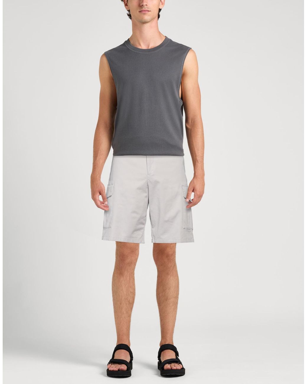 Manuel Ritz Gray Shorts & Bermuda Shorts for men