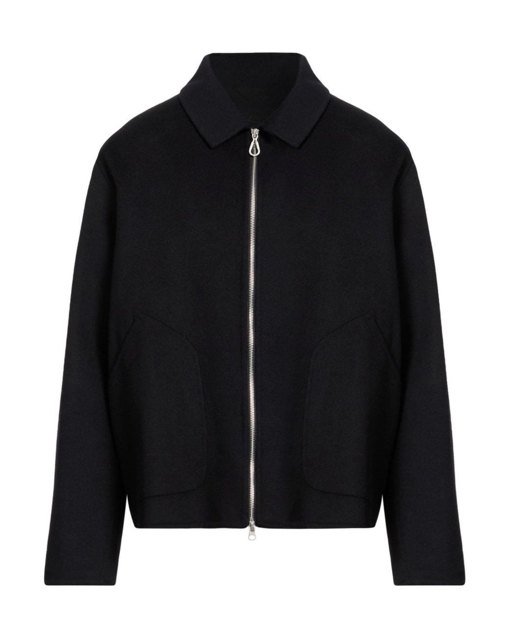 Paltò Black Fabbrica Midnight Coat Wool, Nylon for men