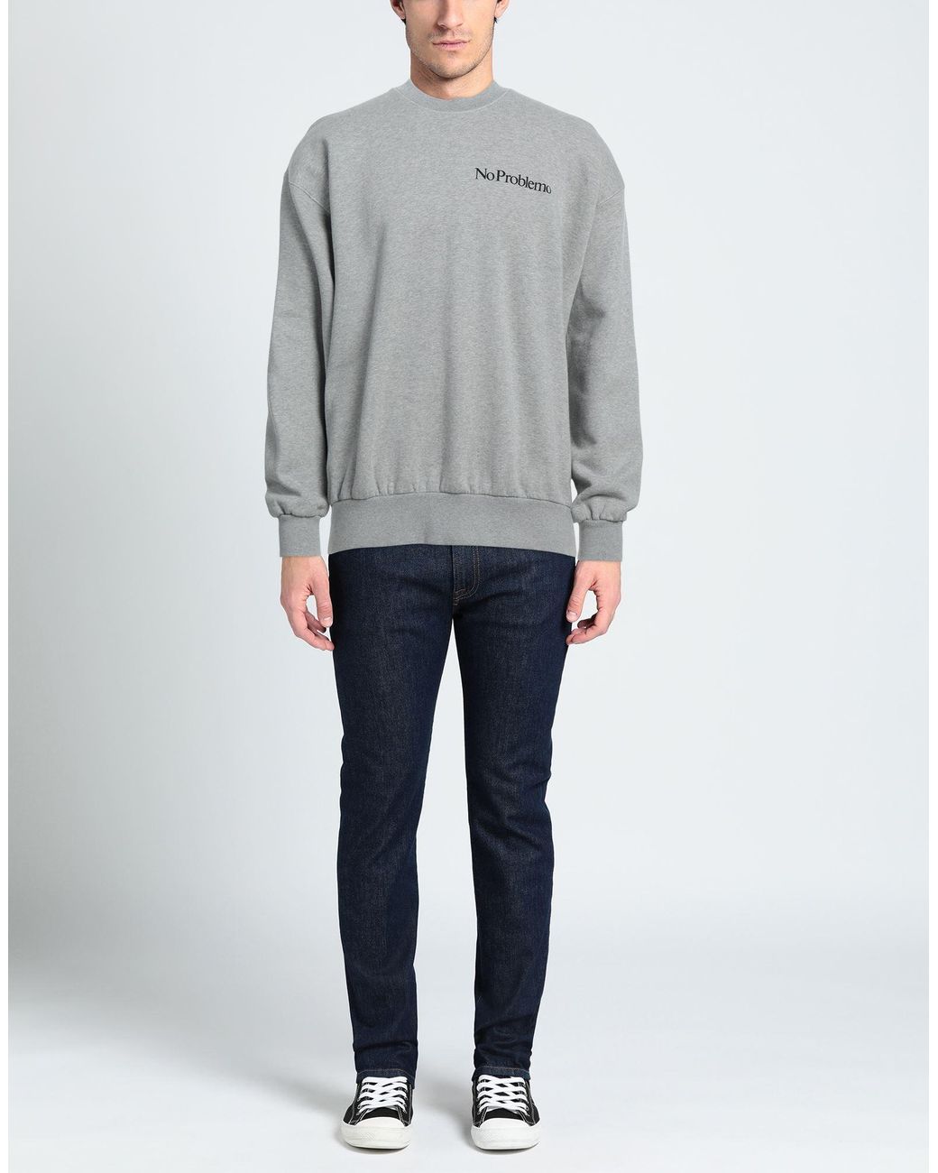 Aries Gray Sweatshirt for men